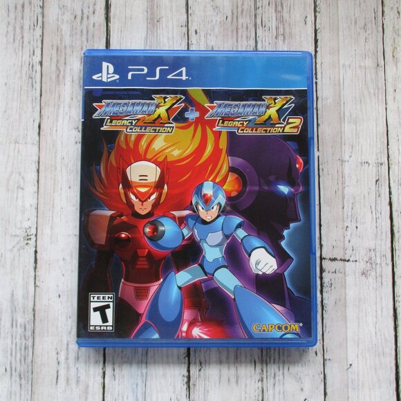 MegaMan X Legacy Collection Playstation PS4 Combo Pack 1+2 Video Games and Case - Picture 1 of 7